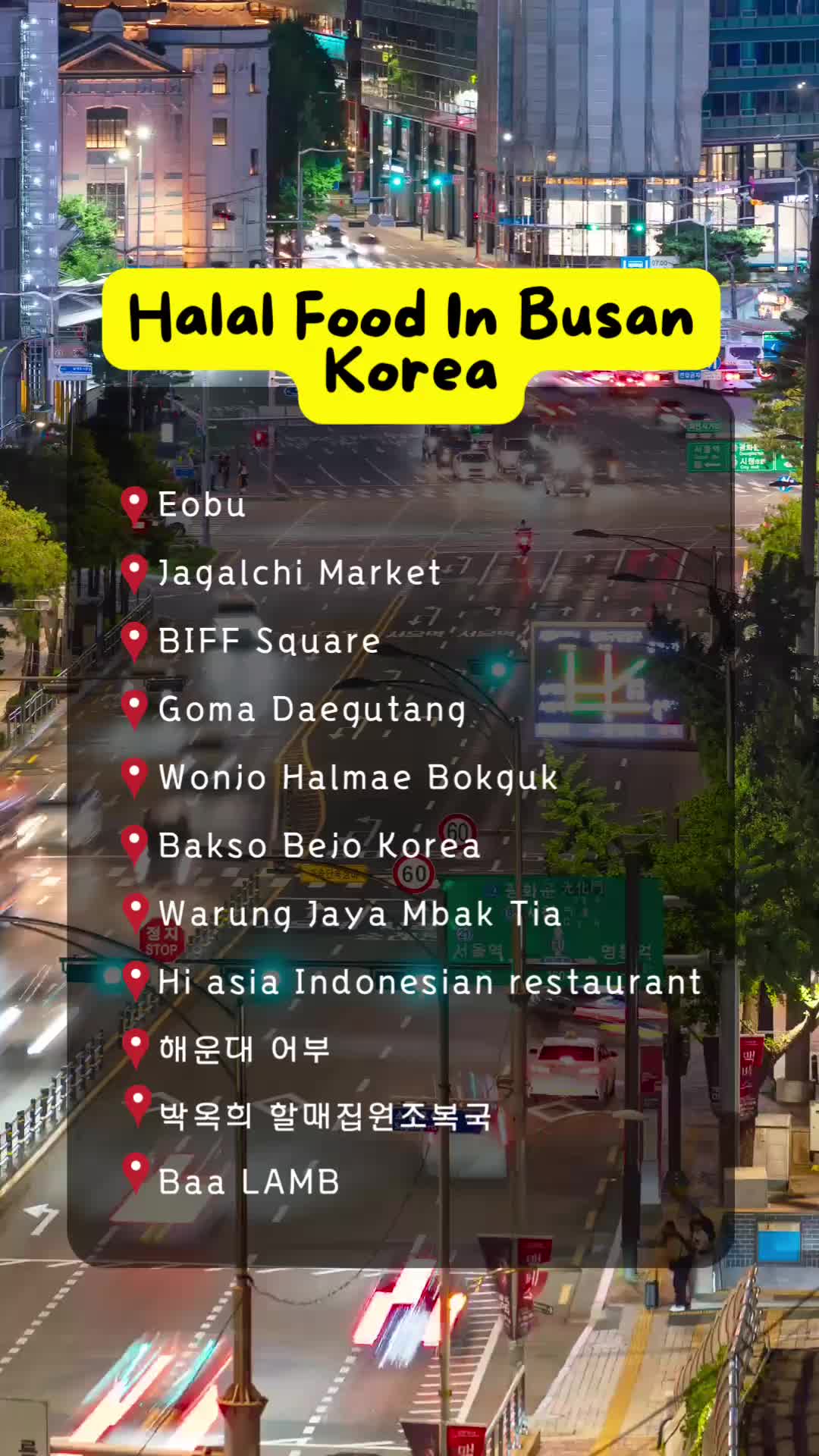 9 Restaurants in Busan
