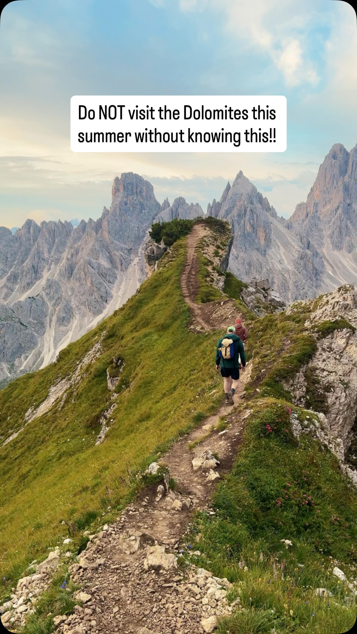 Dolomites Summer Access: Reserve Your Top Spots