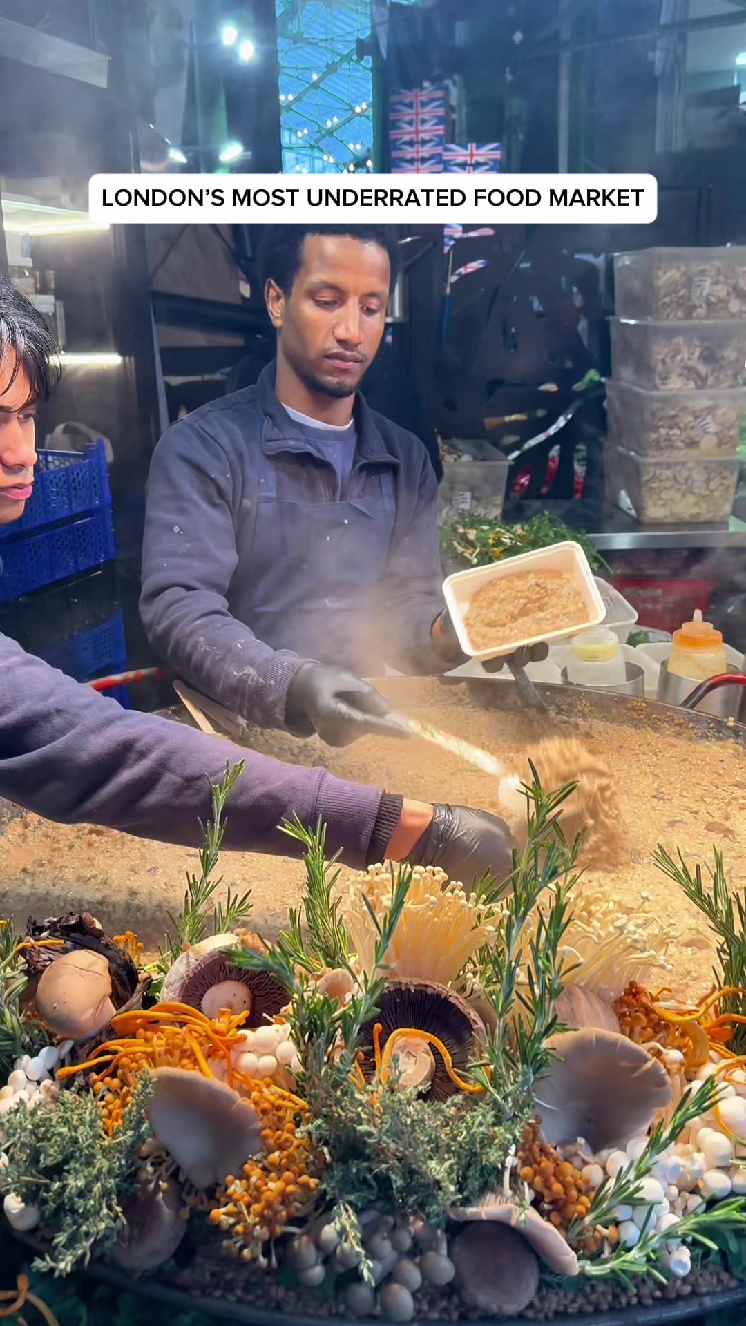 Shepherd's Bush Market's Diverse Food Stalls