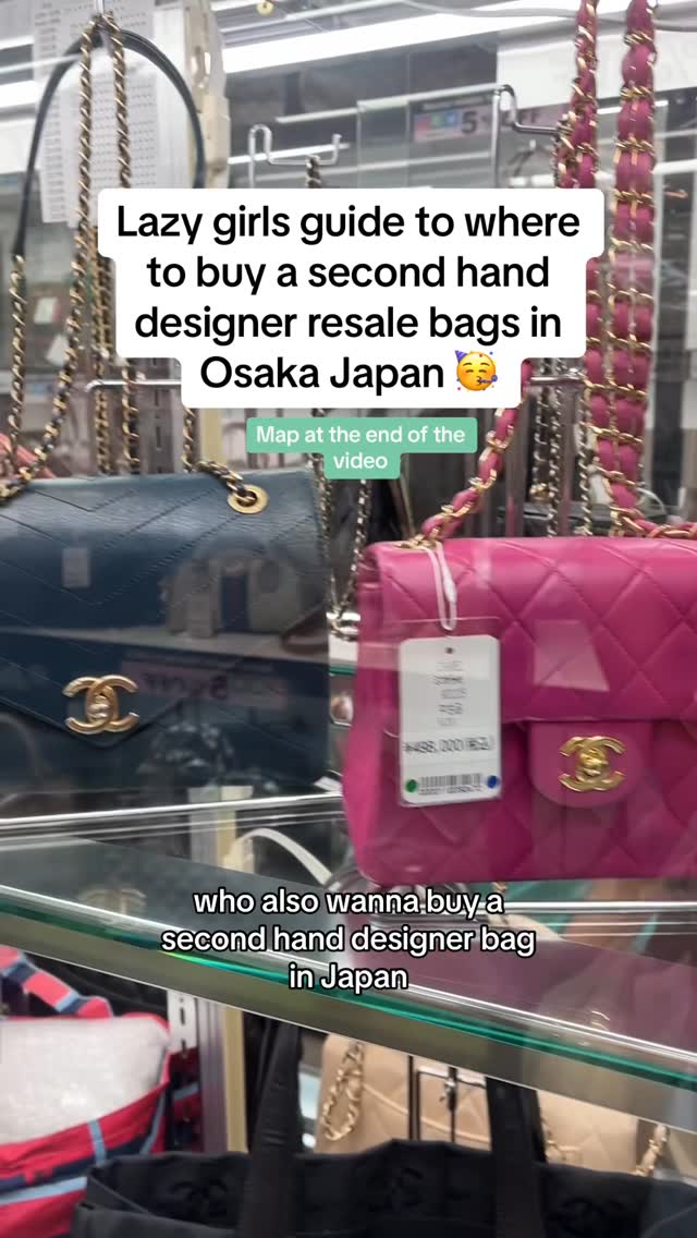 Osaka's Dotonbori Designer Resale Bag Hunt