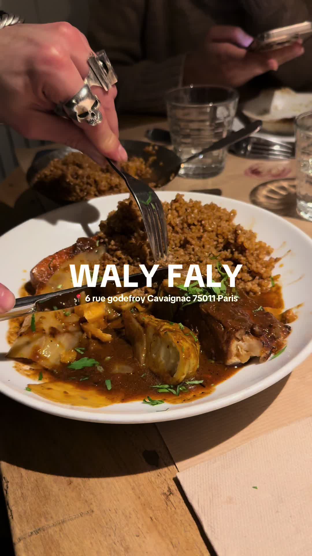 African Restaurant Waly Faly in Paris