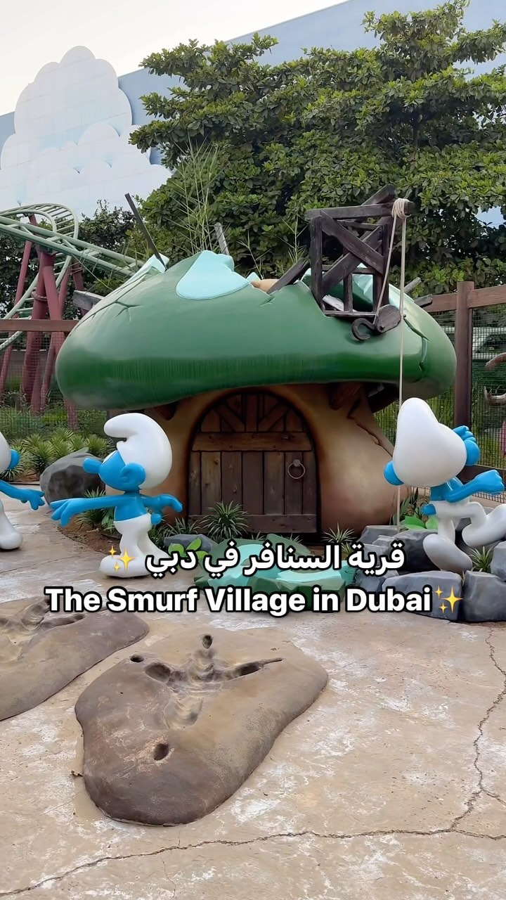 Dubai's Smurf Village Offers Enchanting Family Fun