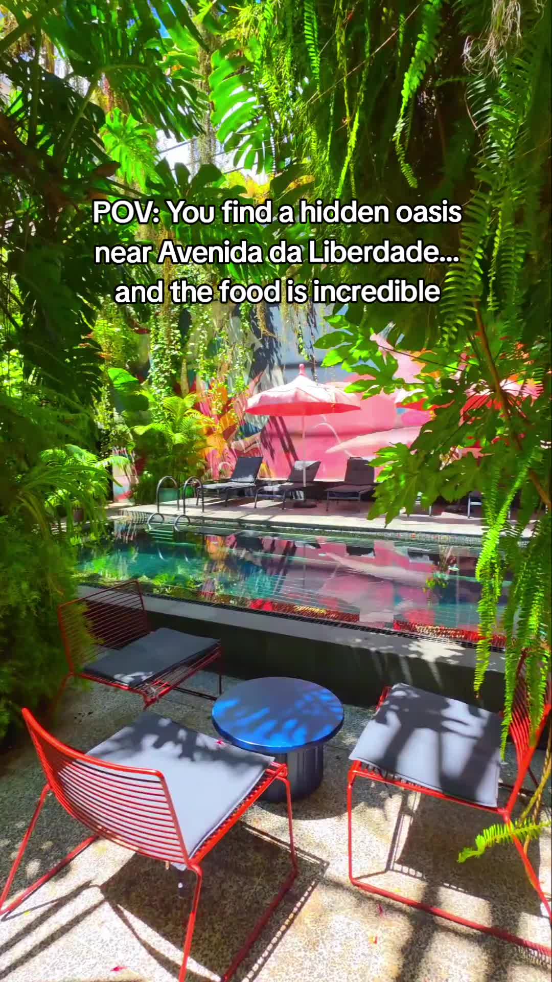 Enchanted Garden Restaurant A Gem In Lisbon