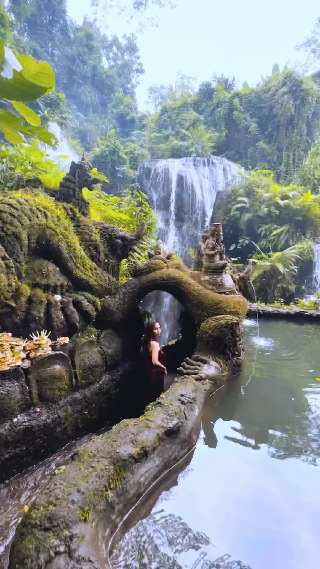 Beji Griya Park Waterfall Temple