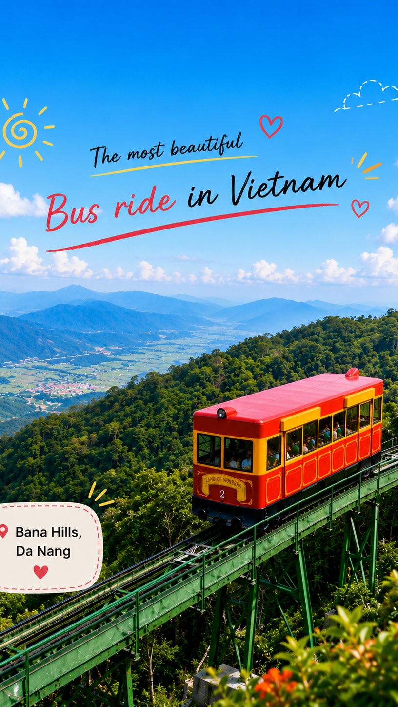 Funicular Ride Through Ba Na Hills Castles