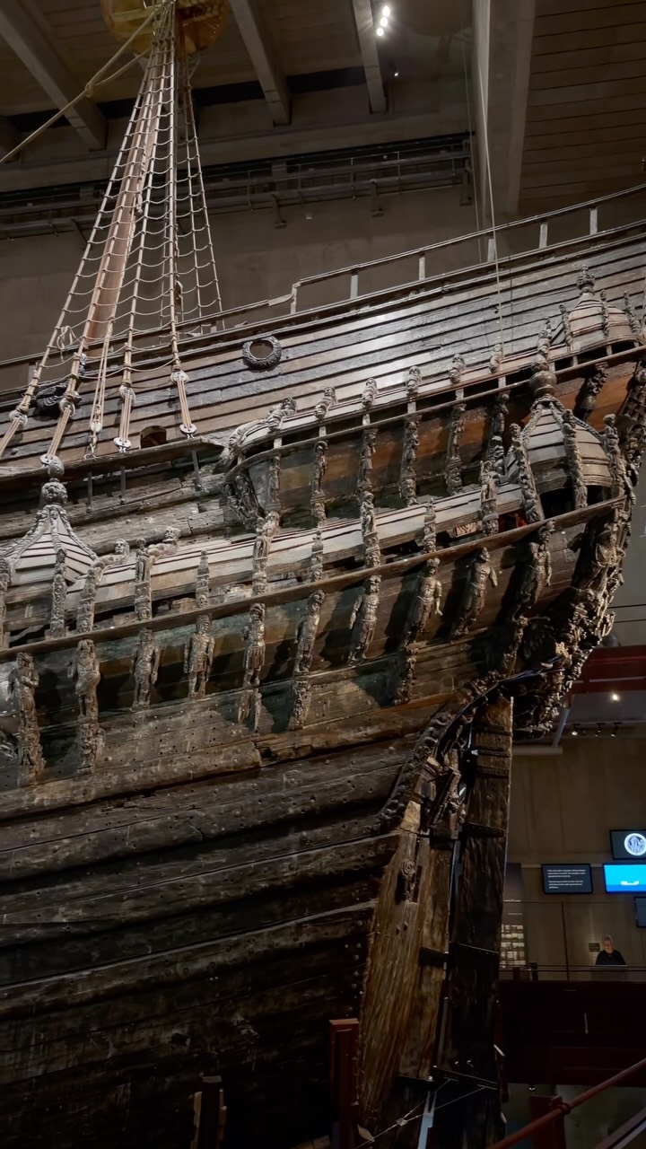 Vasa Museum Showcases Intricately Carved Warship