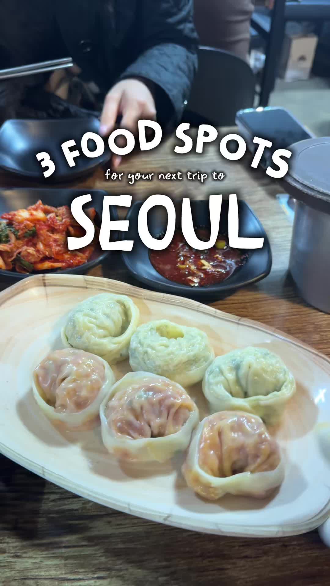 3 Restaurants in Seoul