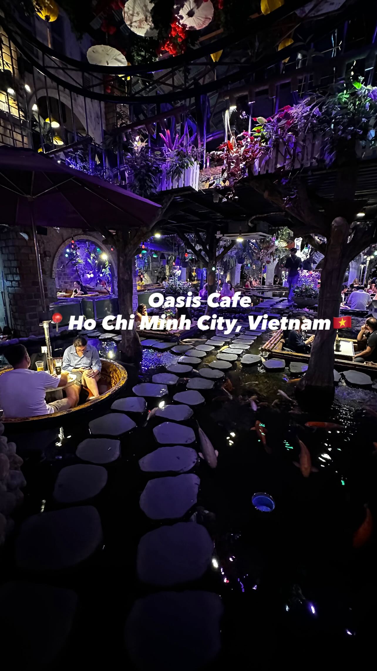 Oasis Cafe: Vietnam's Island-Themed Aesthetic Gem