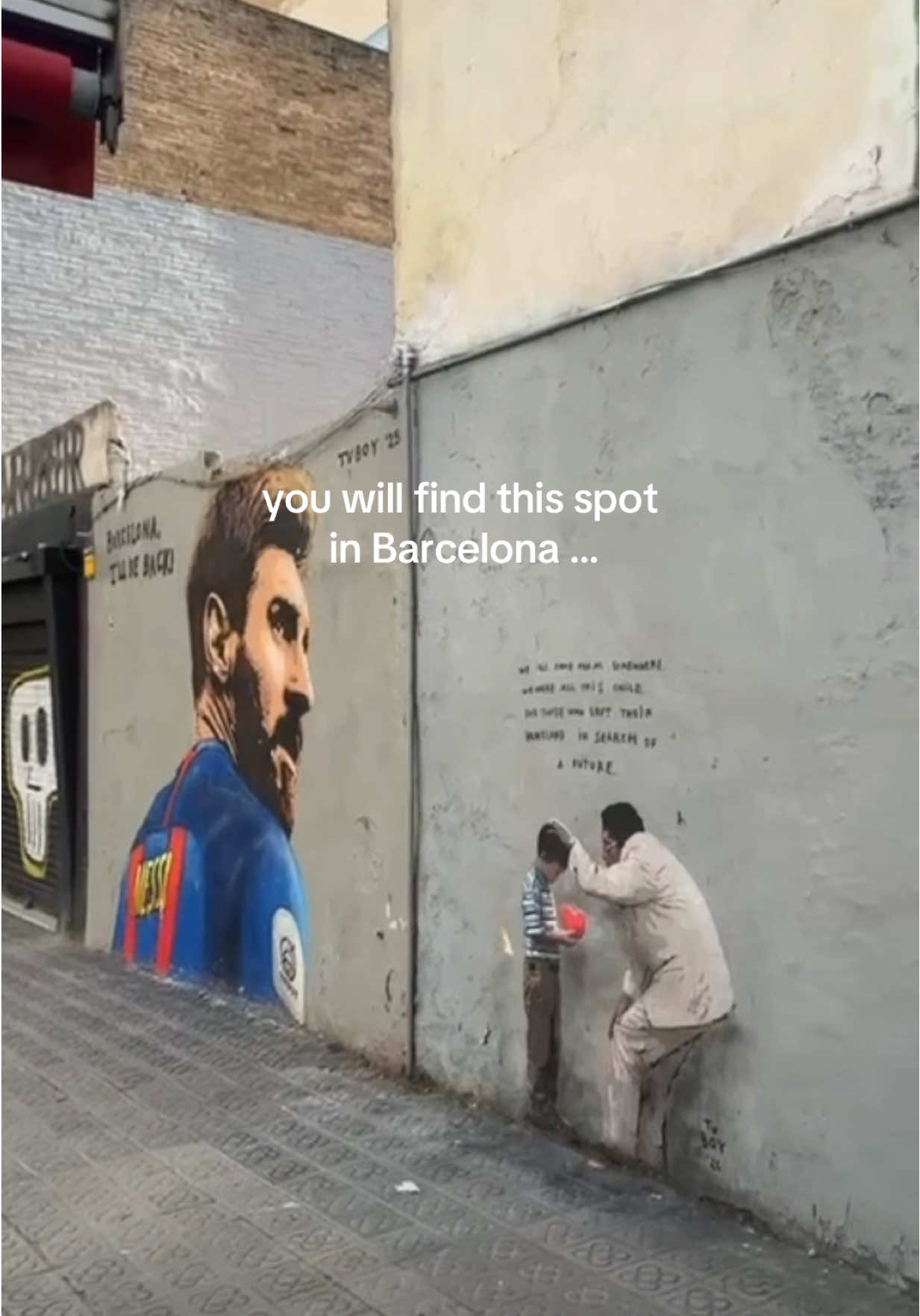 Barcelona Murals Feature Bad Bunny, Messi, Rosalía