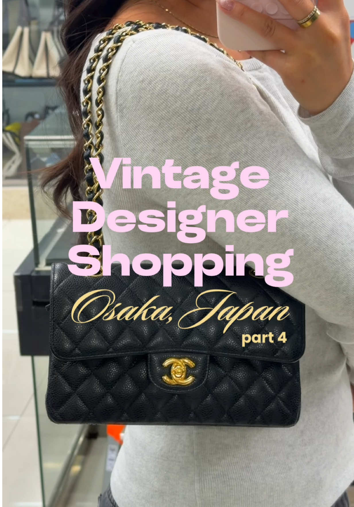 Osaka Vintage Designer Shopping For Chanel Bags