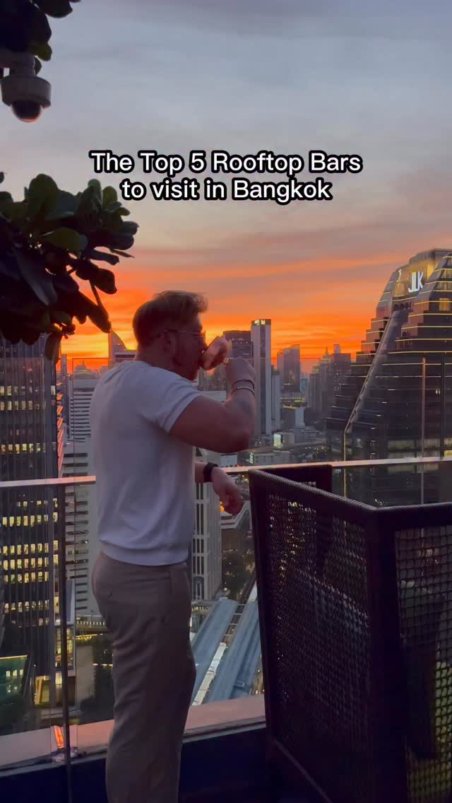 Bangkok's Top 5 Rooftop Bars With Stunning Views