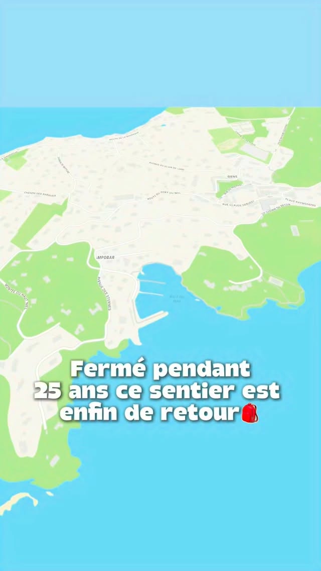 Sentier du Niel Reopens on Giens Peninsula