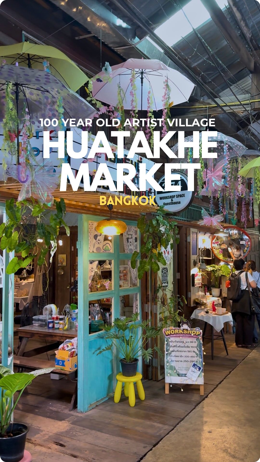 Historic Hua Takhe Old Market's Artsy Revival