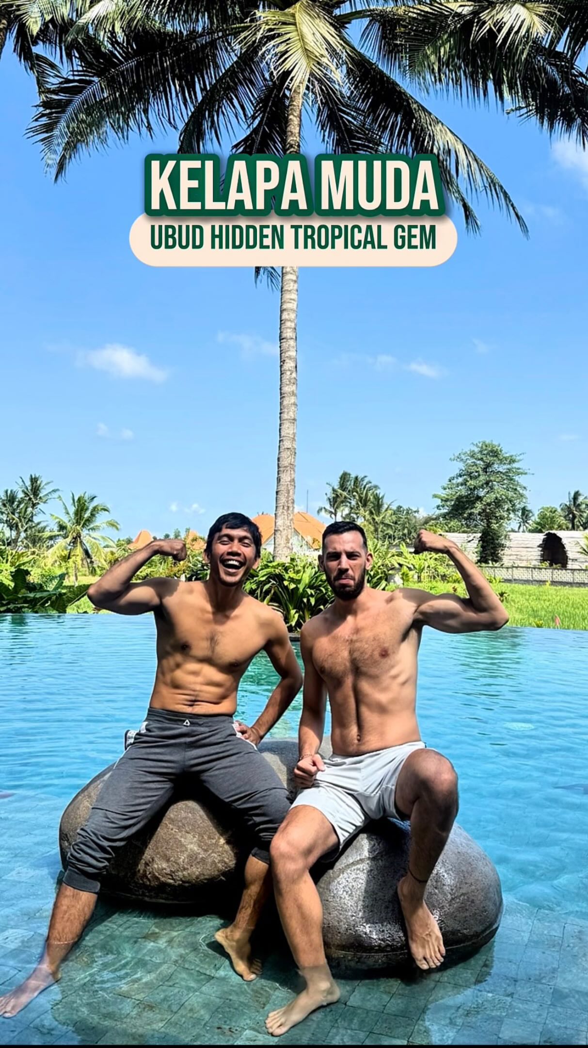 Ubud Pool Bar Offers Serene Rice Field Views