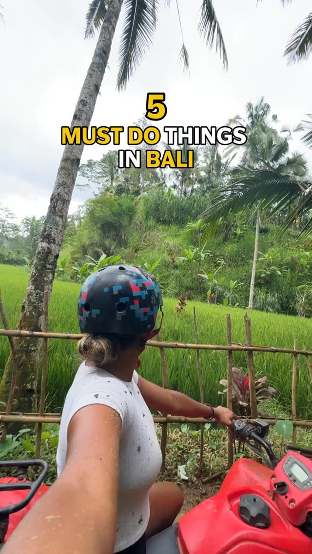 6 Attractions in Bali