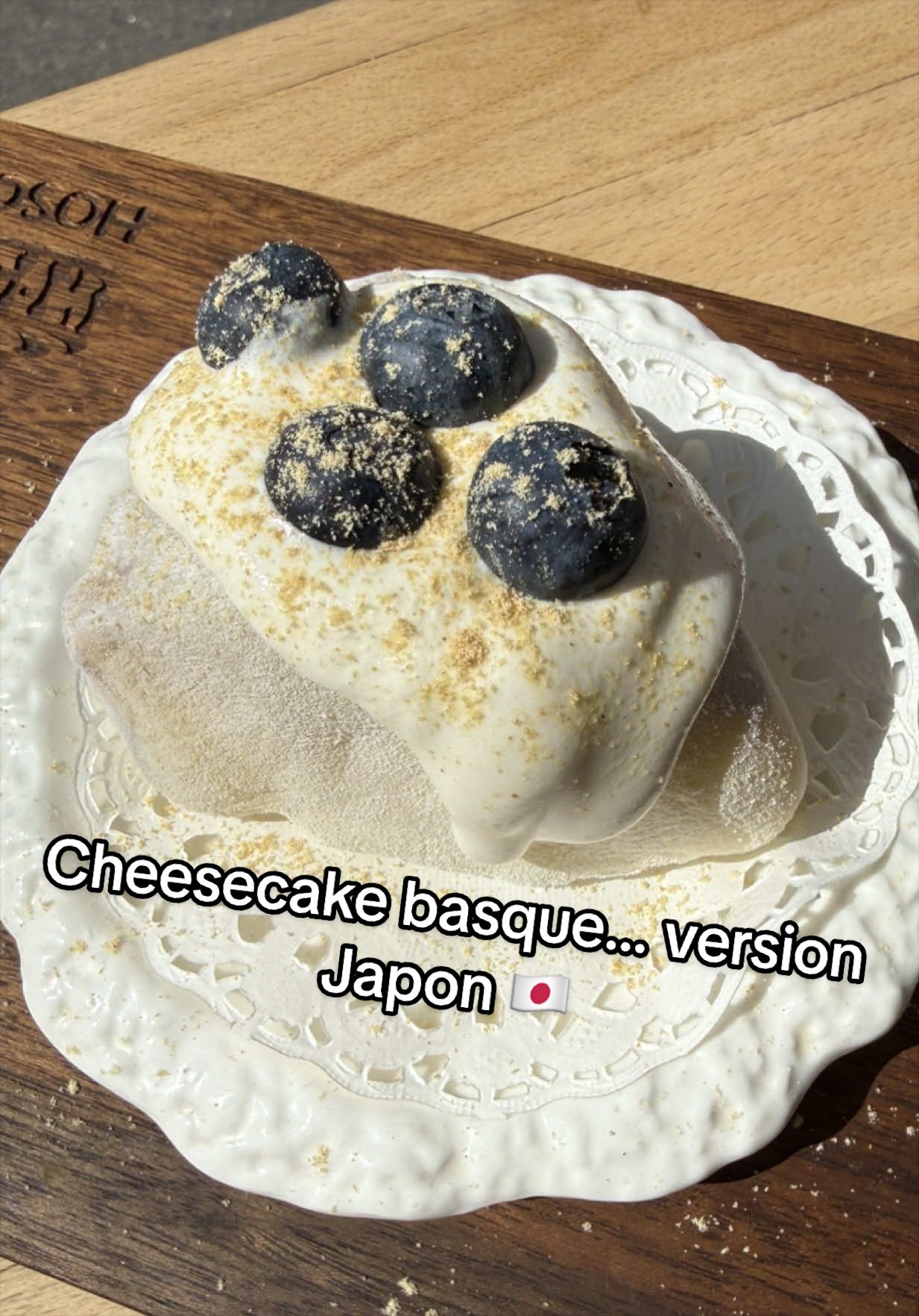 Basque Cheesecake With Japanese Flavors In Paris