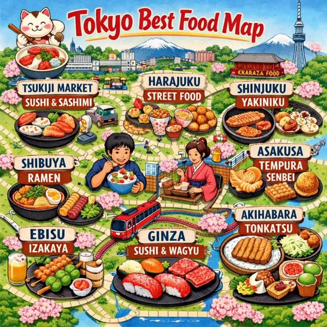 9 Places in Tokyo