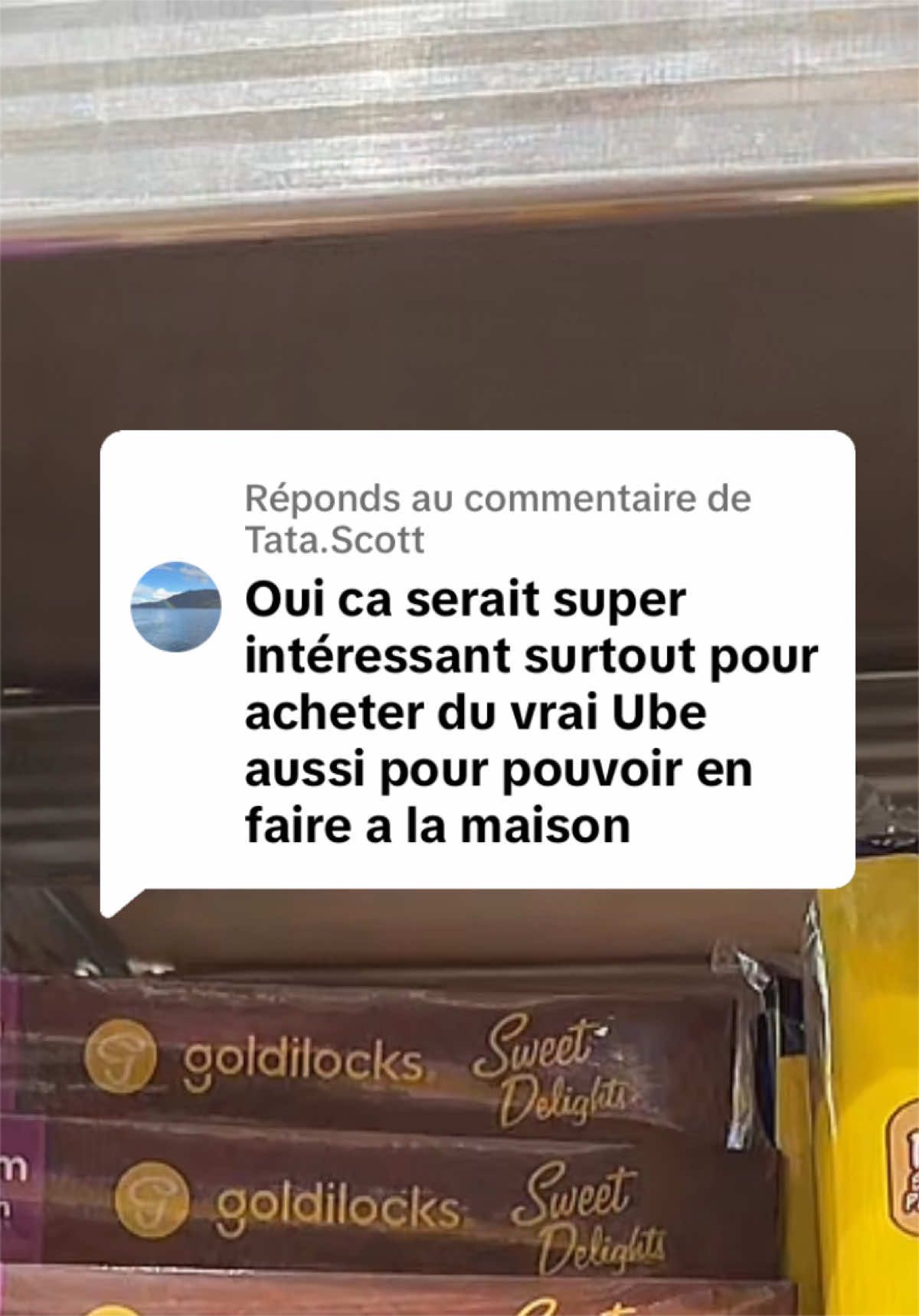 Ube Products At A Parisian Filipino Grocery