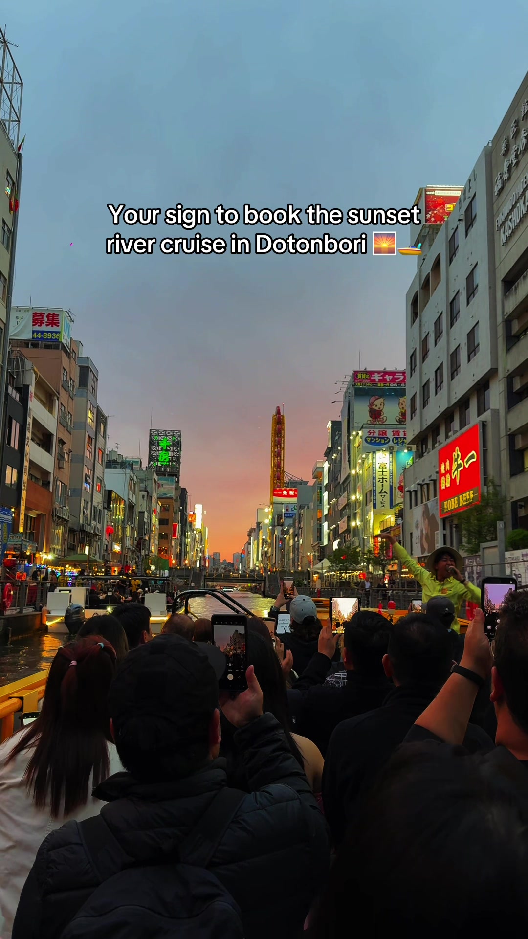 Dotonbori Sunset River Cruise Experience