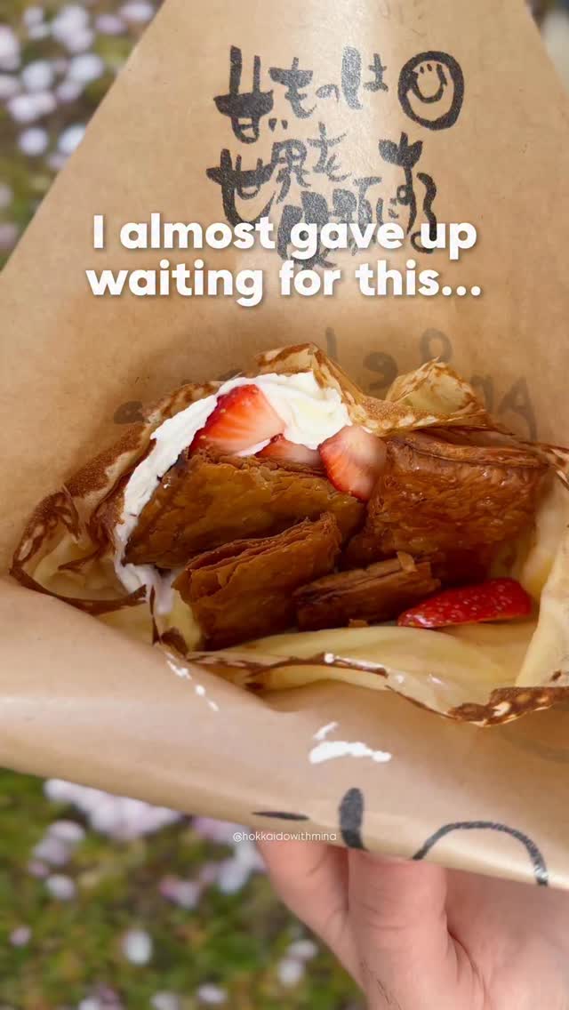 Popular Crepe Spot In Hakodate
