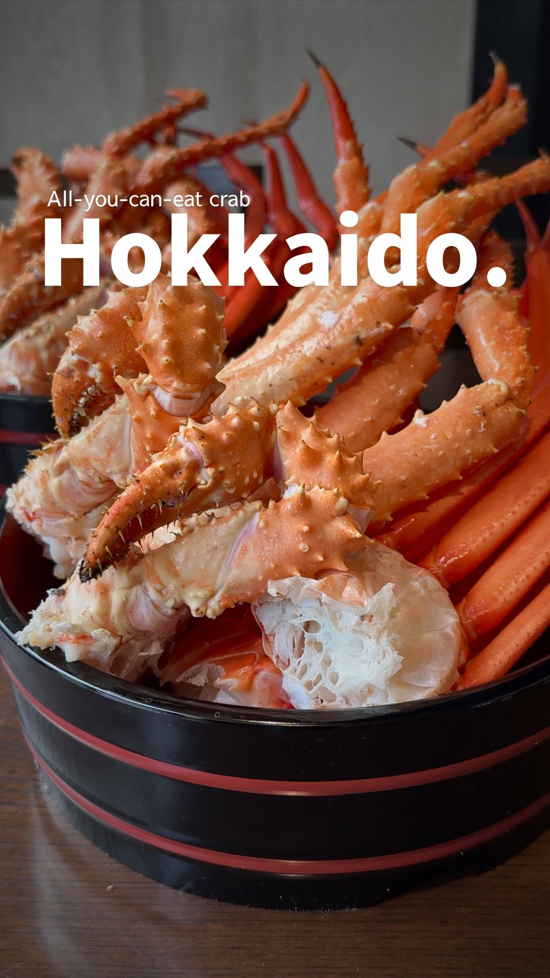All-You-Can-Eat Crab Feast in Sapporo
