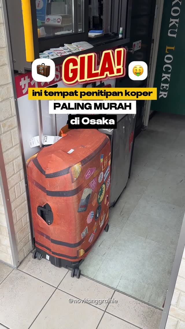 Osaka's Cheapest Luggage Storage Options