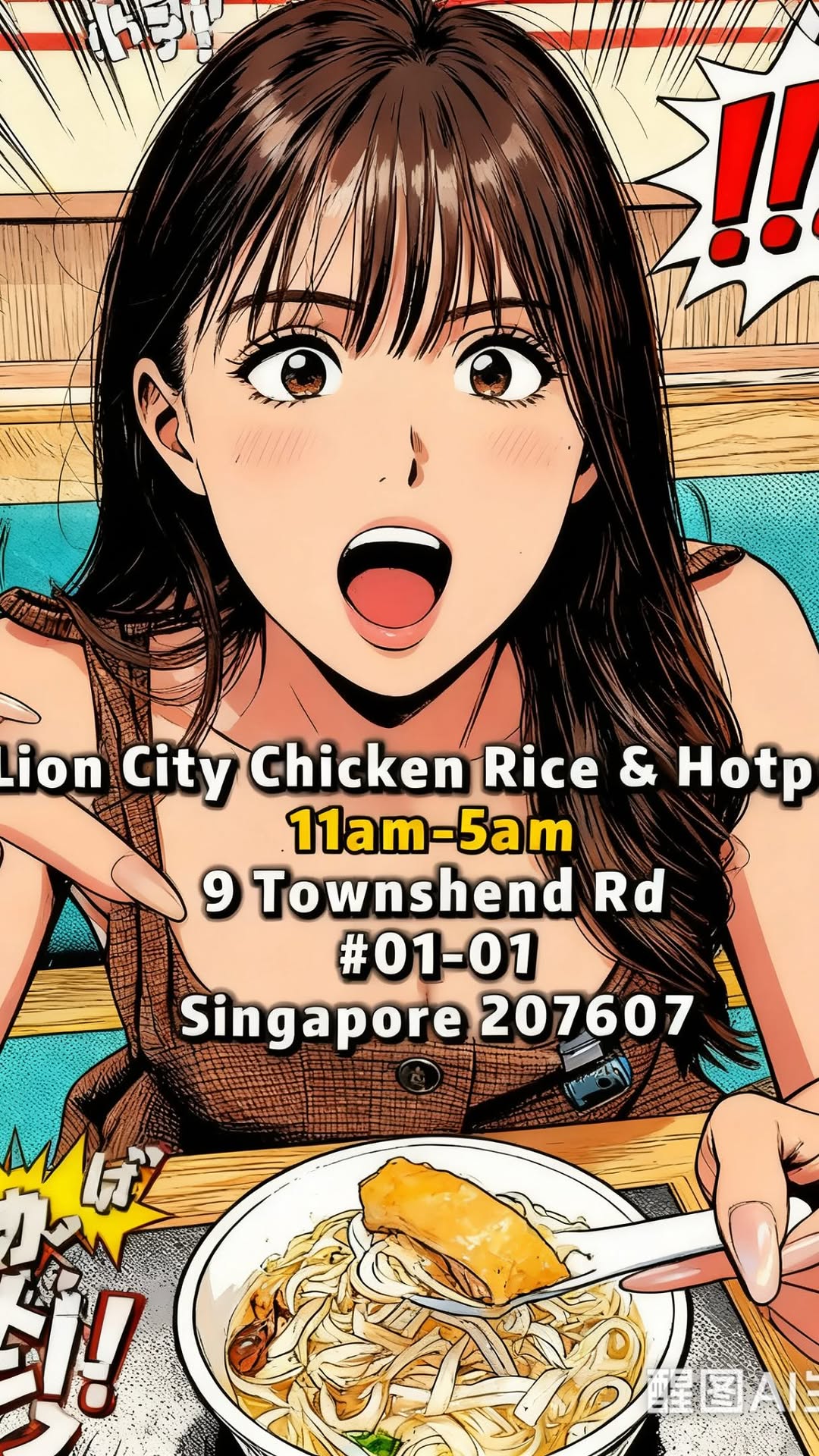 Late-Night Singapore Chicken Rice & Hotpot