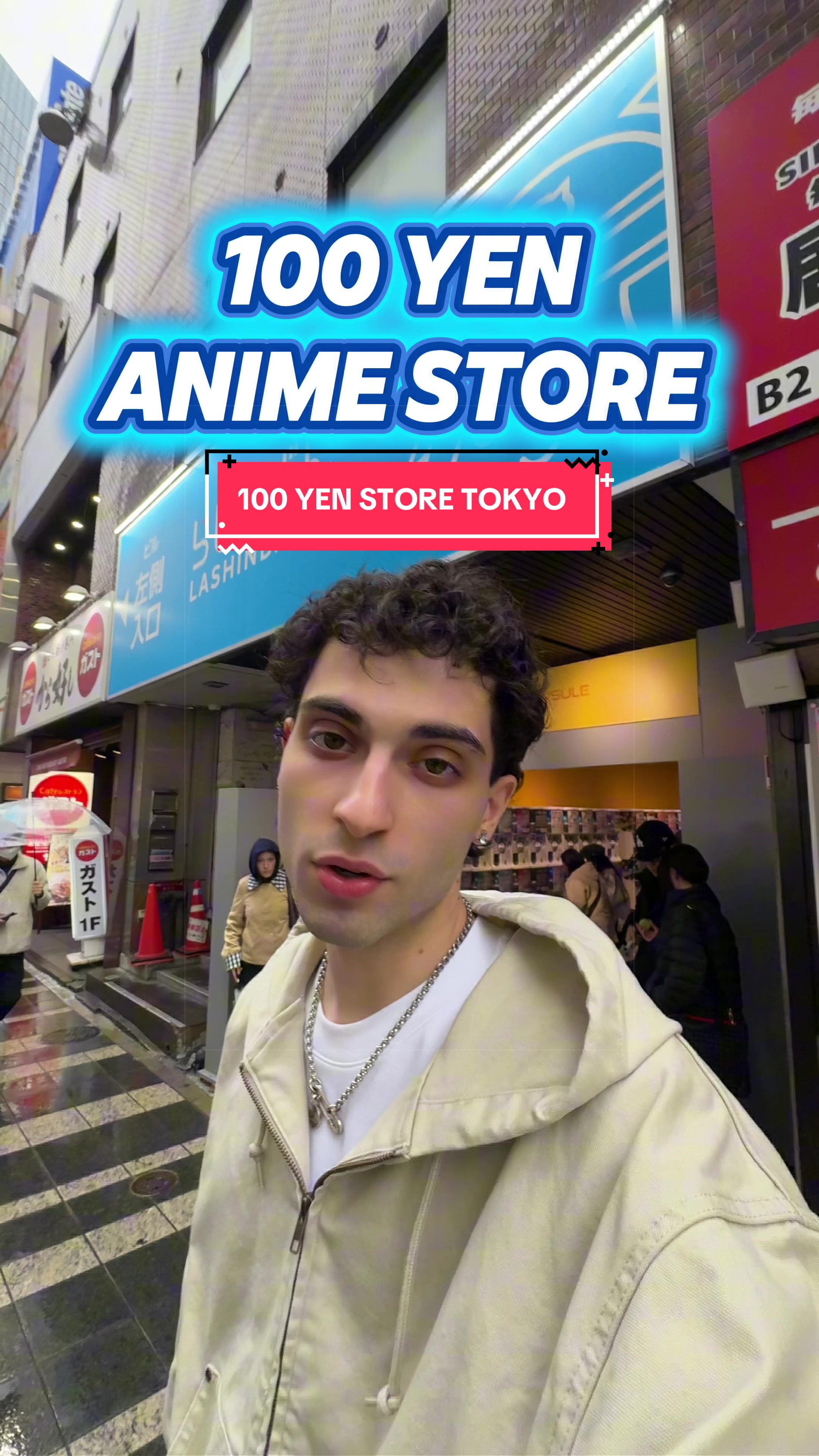 Anime Merchandise Shopping at 100 Yen Store