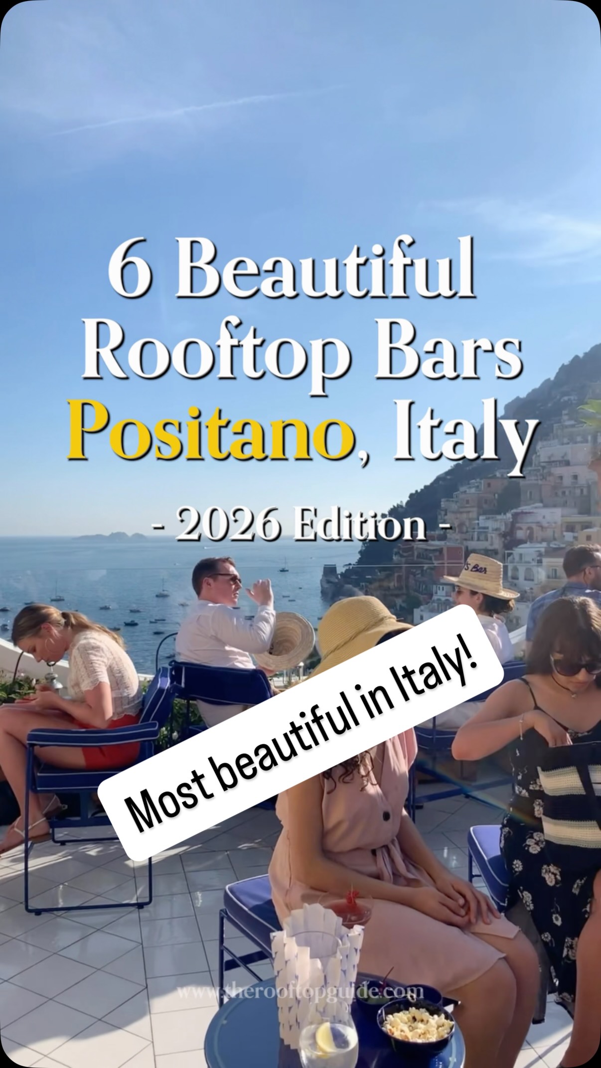 Six Positano Rooftop Bars with Ocean Views