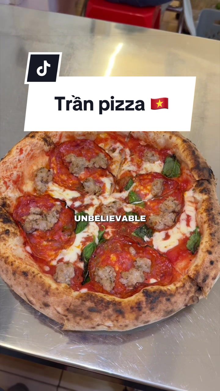 Homemade Thin-Crust Pizza Shops in Vietnam