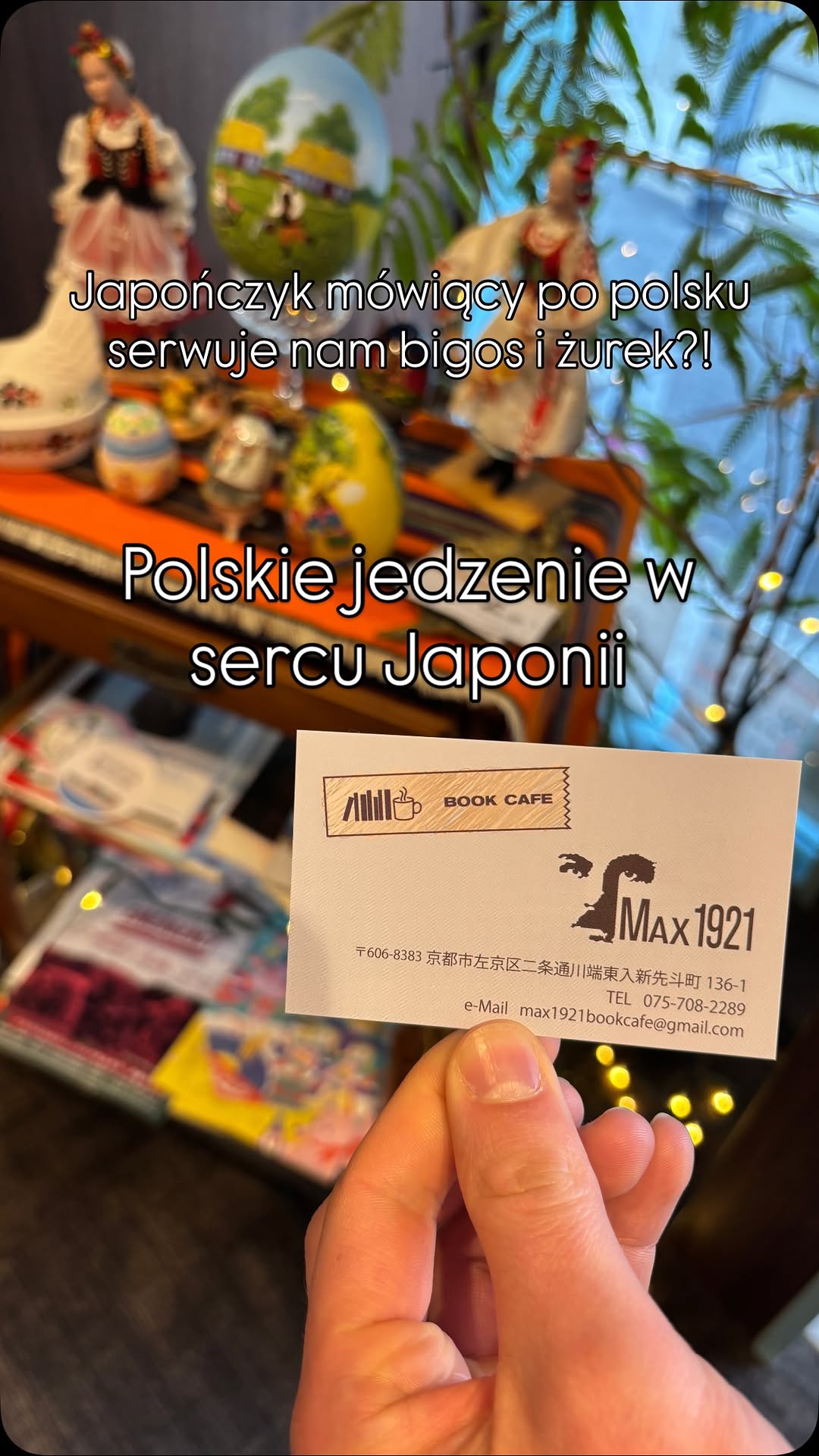 Kyoto's Polish Book Cafe Serves Authentic Cuisine
