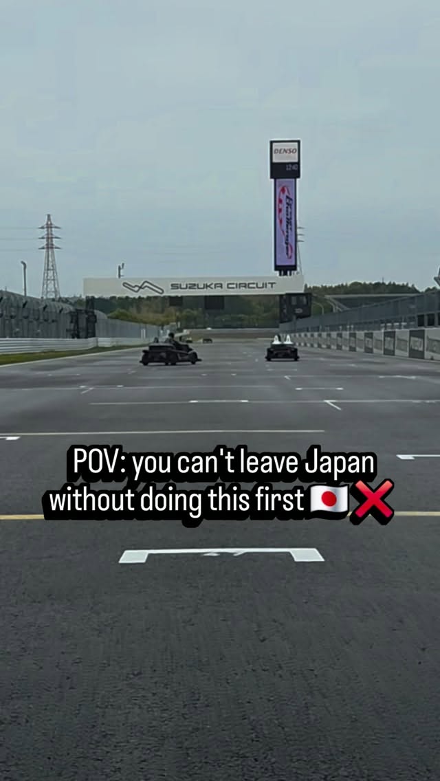 Go-Karting on the Actual F1 Grid at Suzuka