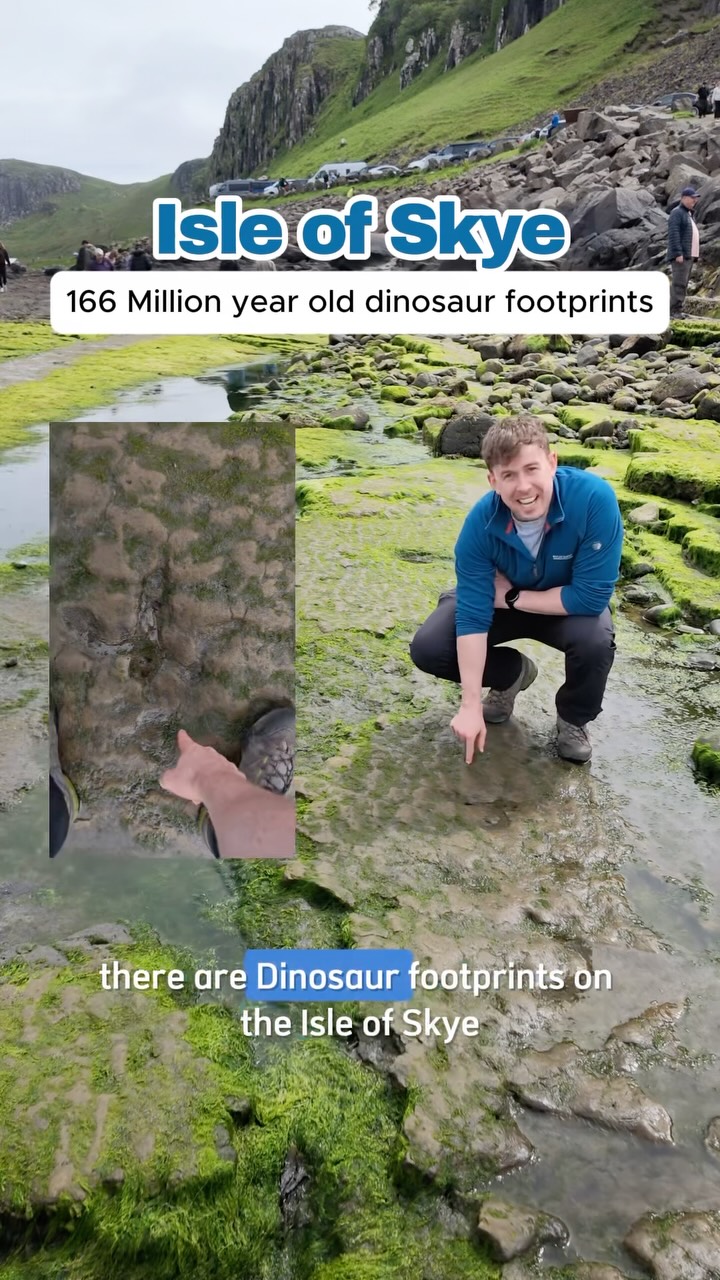Isle of Skye's Dinosaur Footprints and Fossils