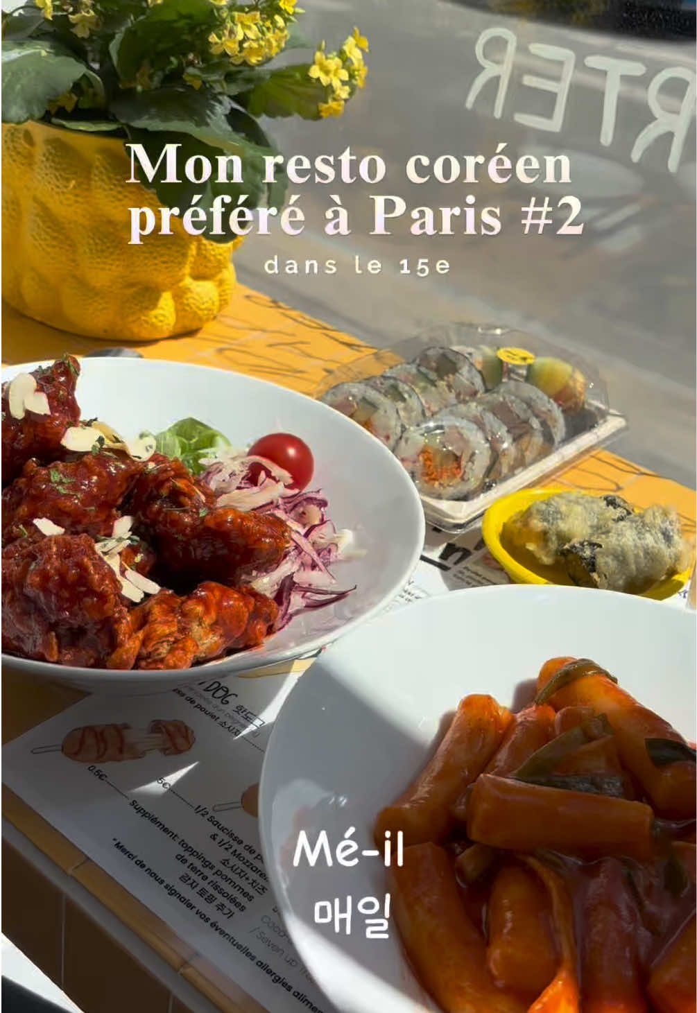 Parisian Restaurant Serves Authentic Korean Street Food