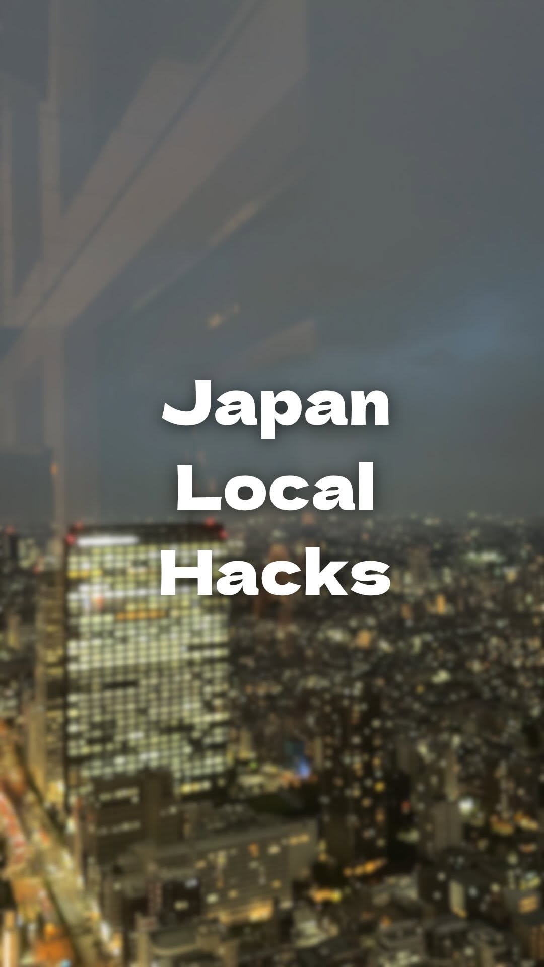 Tokyo Observation Decks Offer City Views
