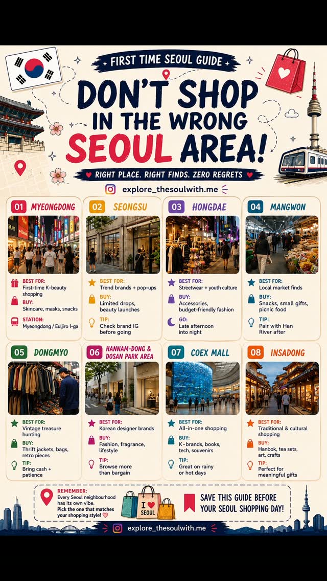 8 Places in Seoul
