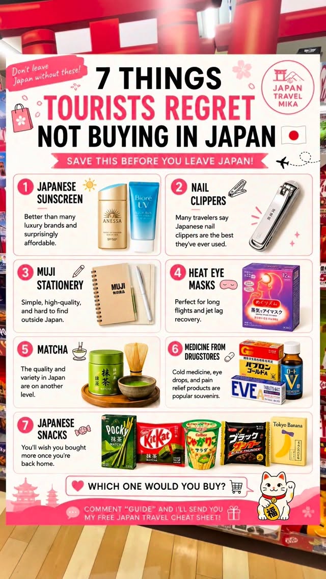 Japanese Souvenirs Tourists Regret Not Buying