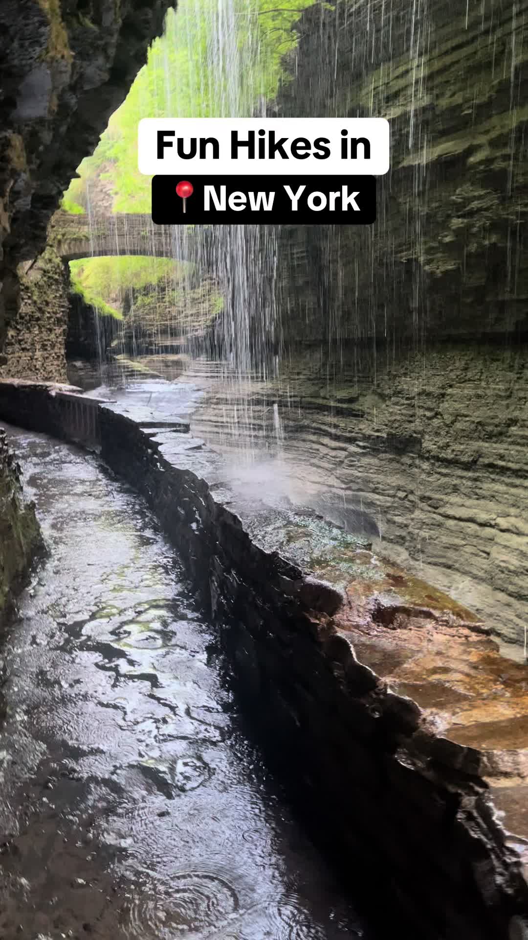 Watkins Glen State Park Gorge Trail Waterfall Hike