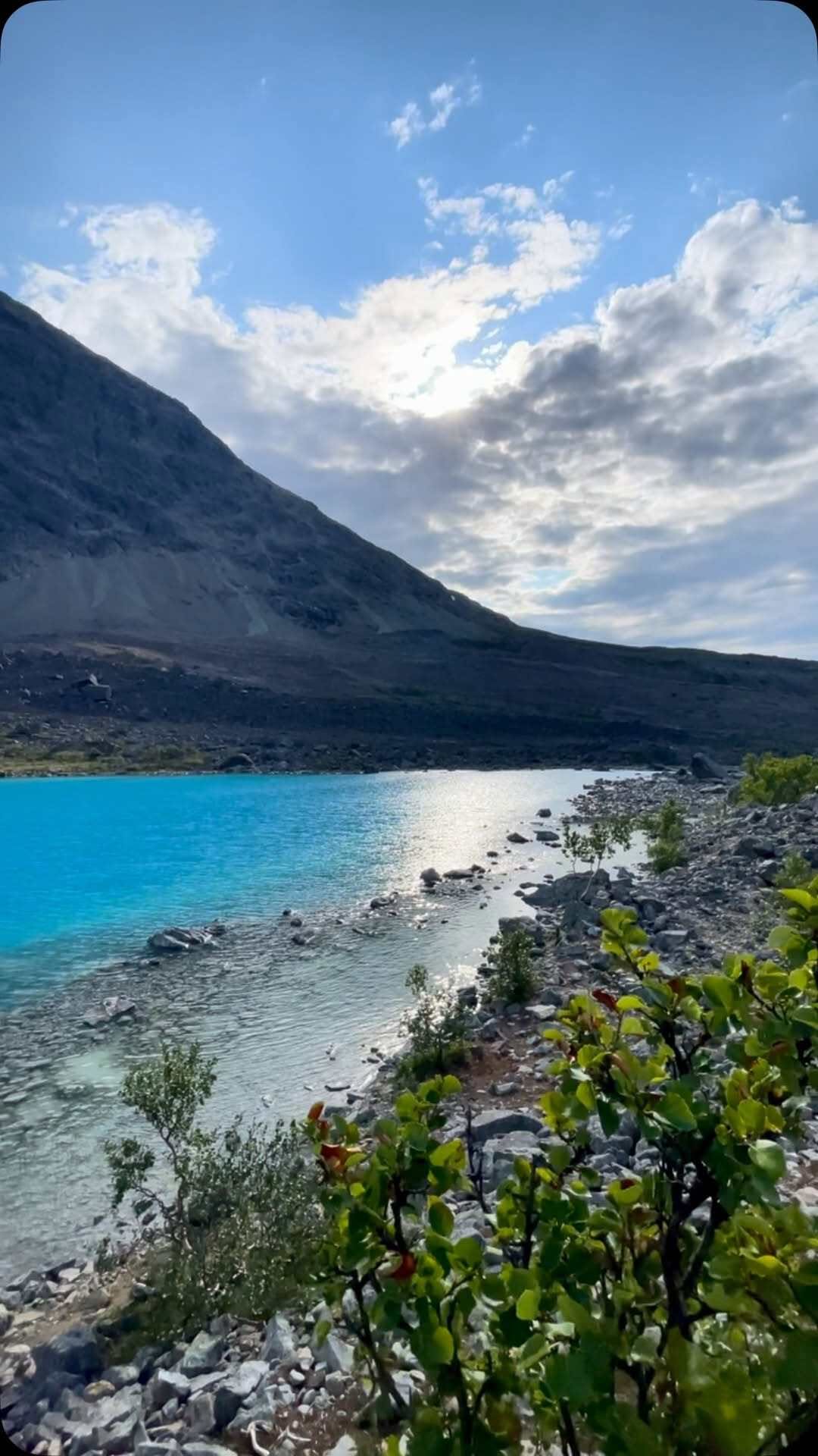 Blåisvatnet's Unbelievably Blue Waters