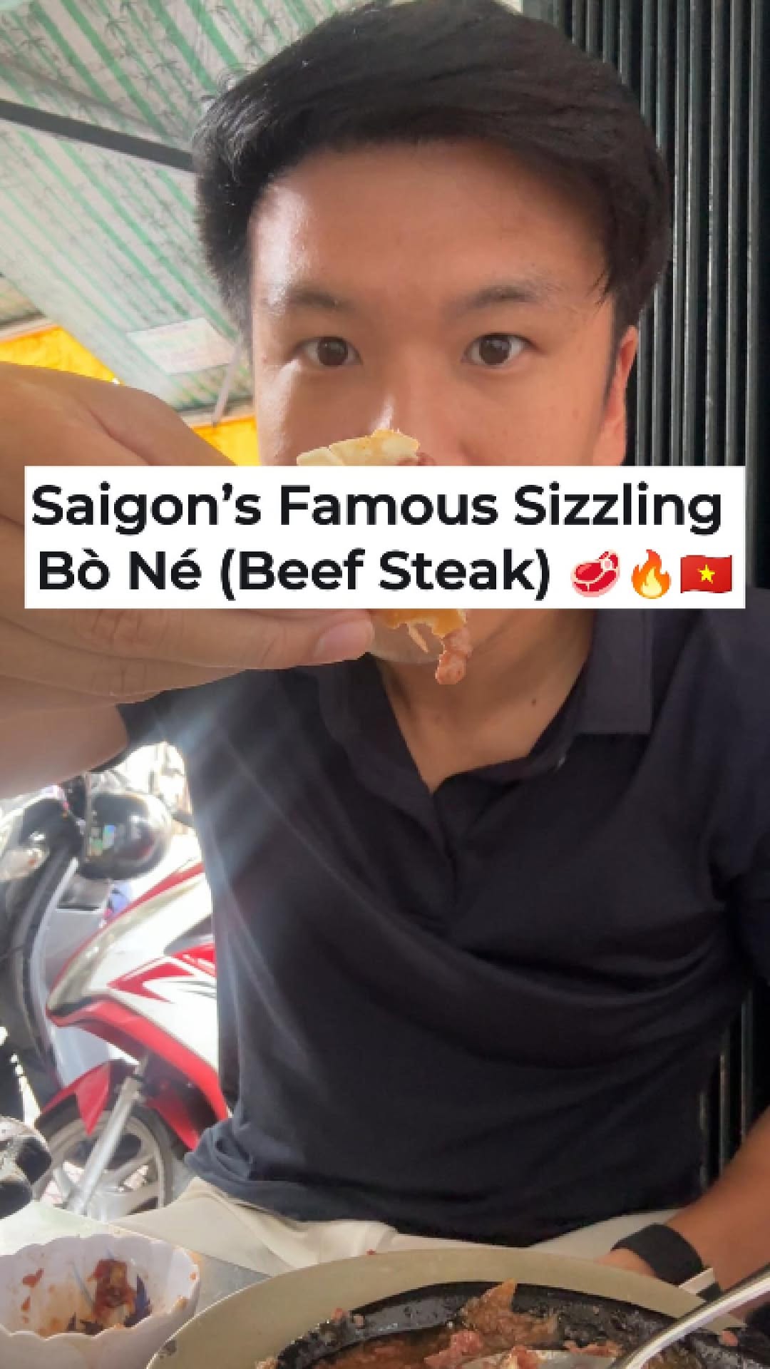 Saigon's Iconic Sizzling Beef Breakfast