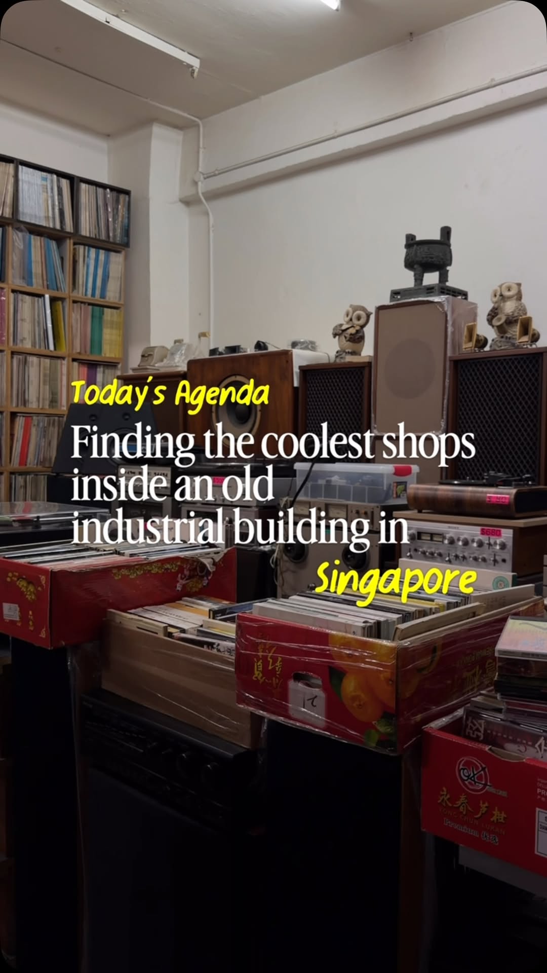 Singapore Shops in Industrial Building