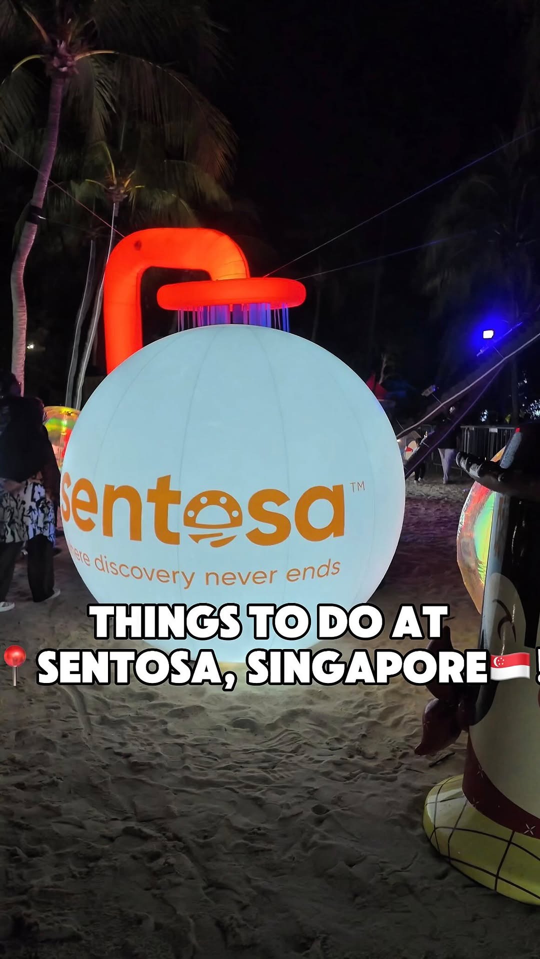 Sentosa Island Attractions and Beaches