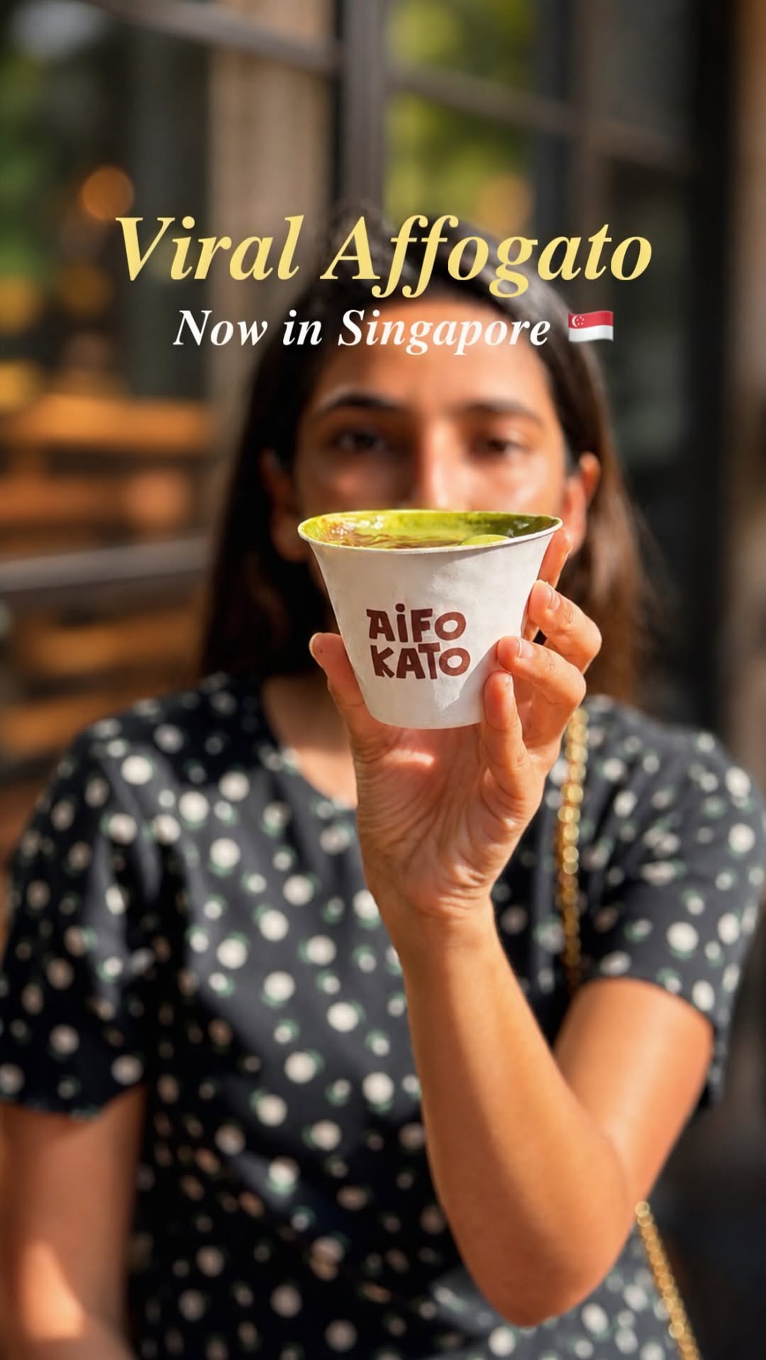 Singapore Cafe Serves Affogato Gelato Coffee