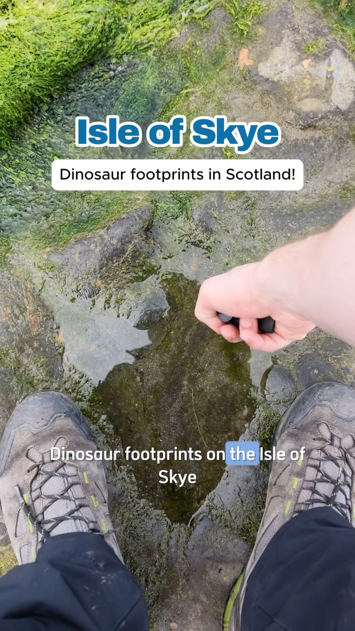 Dinosaur Footprints Found on Skye's An Corran Beach