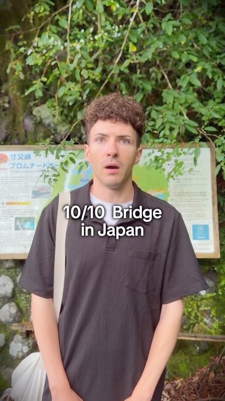 Sumata Pass Suspension Bridge In Japan