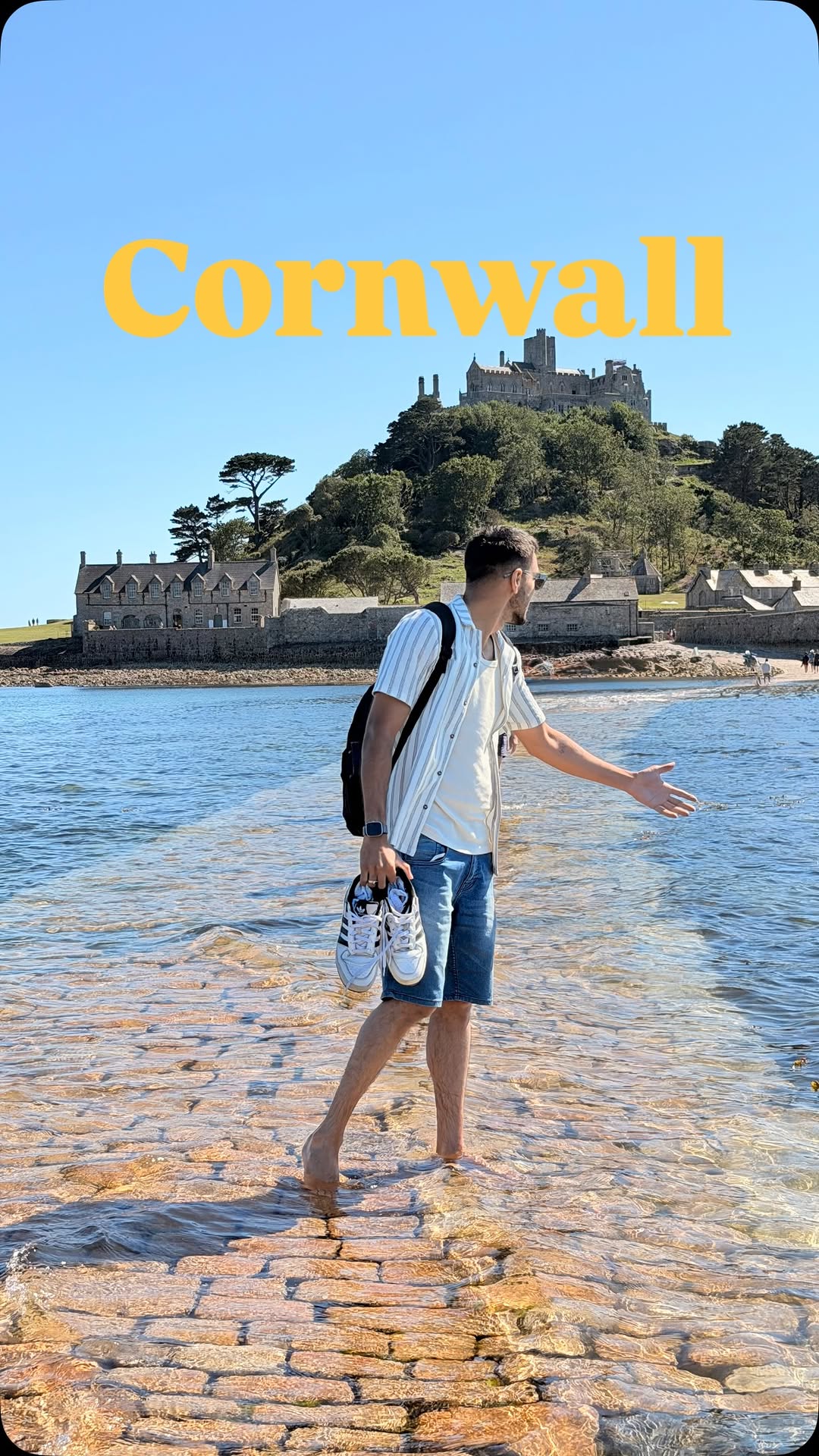 Cornwall's St. Michael's Mount Tidal Causeway