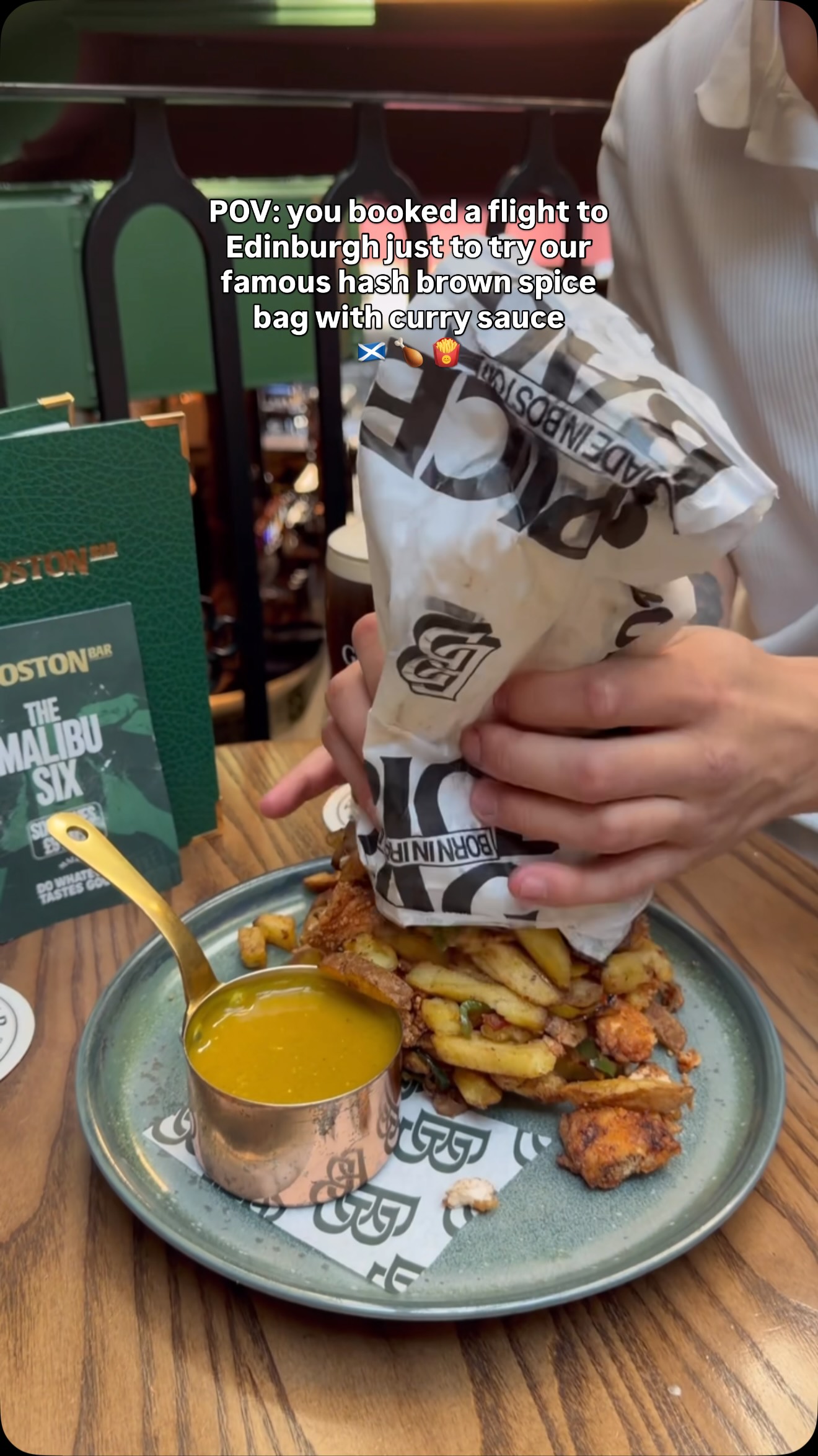 Spice Bag Special at Boston Bar