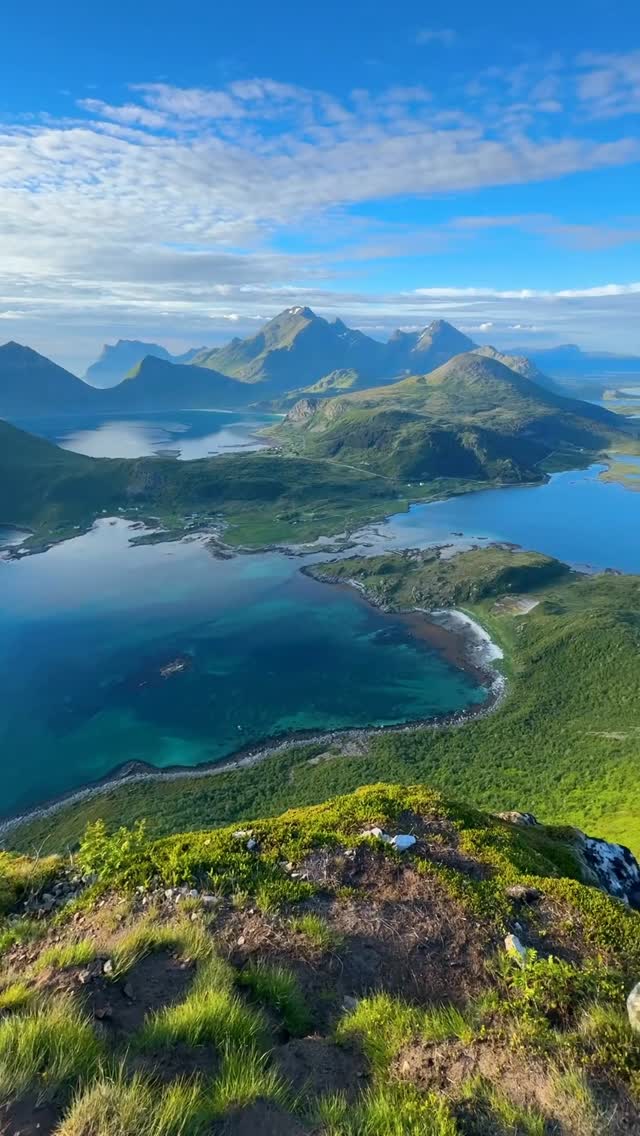 Hiking Lofoten Islands' Breathtaking Mountain Views