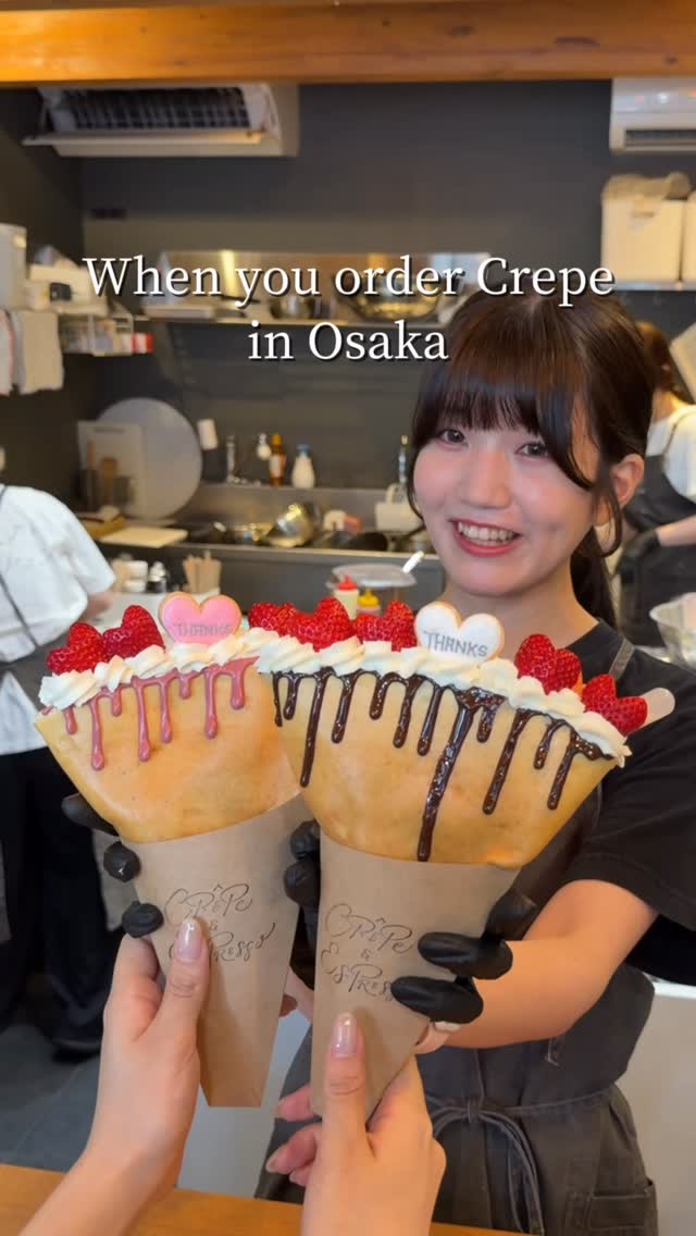 Crepe Shop's Anniversary Strawberry Chocolate Melt