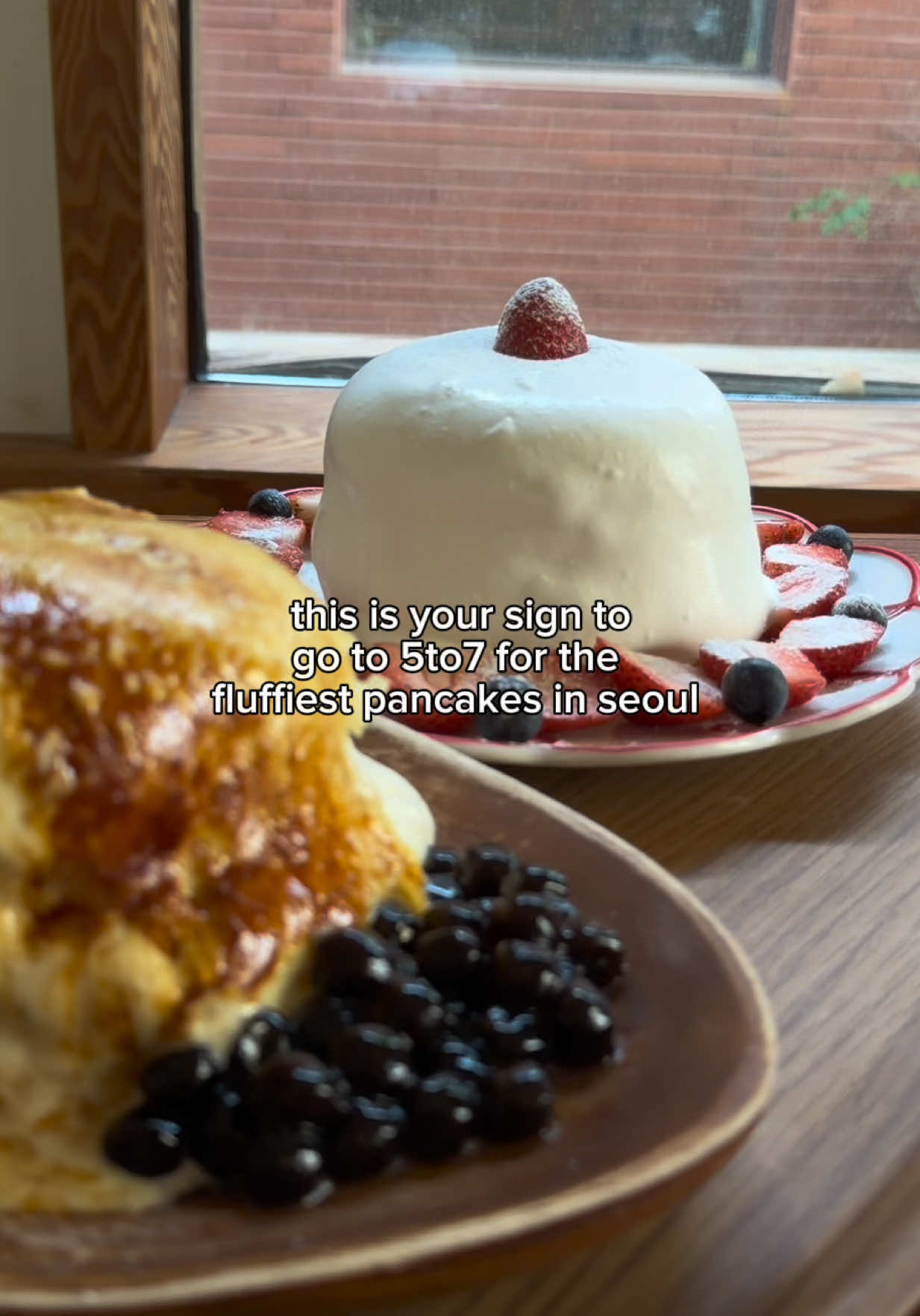 Fluffy Pancakes at Seoul's 5TO7 Cafe